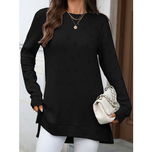 (XL, Black) Női bő szabású hétköznapi viselet 2