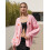 (L, Pink) Gilet cardigan ouvert et automne. 5