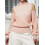 (M, Pink) Pull ample d'automne en maille. 5