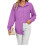 (XL, Purple) Γυναικεία Μακρυμάνικη Πουκάμισα, Φθινοπωρινές Μπλούζες 1