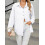 (XL, White) Γυναικεία Μακρυμάνικη Πουκάμισα, Φθινοπωρινές Μπλούζες 5