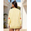 (S, Yellow) Gilet cardigan ouvert et automne. 7