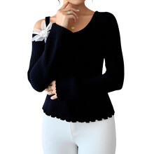 (XL, Black) Női őszi hosszú utcai viselet