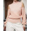 (S, Pink) Pull ample d'automne en maille. 3