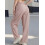 (XXL, Pink) Γυναικείο φαρδύ παντελόνι μονόχρωμο cargo 7