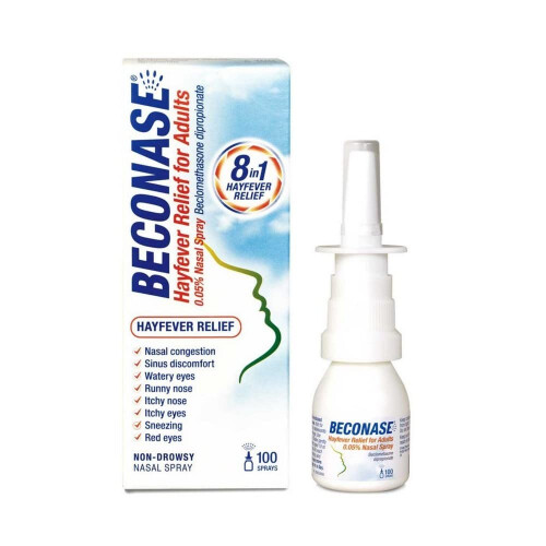 Hayfever Relief Nasal Spray for Adults, 100 Sprays 1