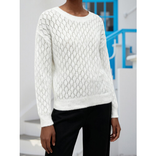 (L, White) Pull en maille et l'automne. 2