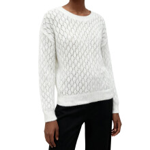 (M, White) Pull en maille et l'automne.