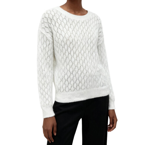 (M, White) Pull en maille et l'automne.