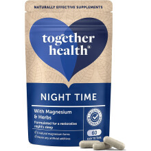 Night Time Complex – Together Health – Marine Magnesium – Griffonia & Hops Extracts – Vegan Friendly – Made in The UK - 60 Vegecap