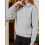 (L, Gray) Pull ample d'automne haut décontracté 3