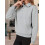 (M, Gray) Pull ample d'automne haut décontracté 7