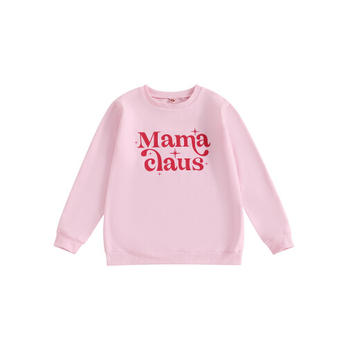 (M, Pink Mom) Φούτερ Γονέα-Παιδί με Στάμπα και Μακρυμάνικο