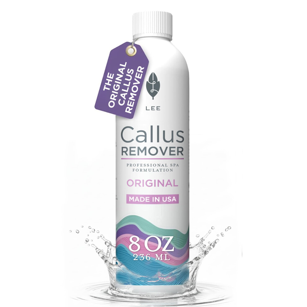 Lee Beauty Professional Professional Callus Remover For Feet - Original, Powerful Formulation - Extra Strength Gel, Home Pedicure Foot Spa Results - Crack