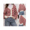 (S, Red) Gilet rayé pour et l'automne. 2