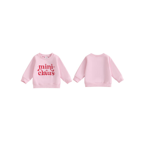 (6-12 Months, Pink Kids) Φούτερ Γονέα-Παιδί με Στάμπα και Μακρυμάνικο 1
