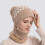 Conjunto de gorro e cachecol, Conjunto de gorro de inverno, Conjunto de cachecol e gorro feminino, Conjunto de cachecol, gorro e máscara feminina 6