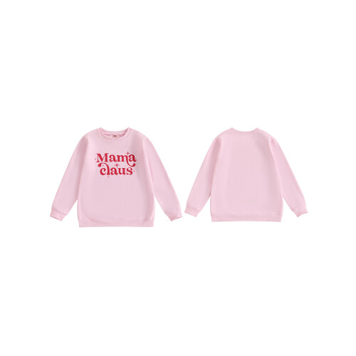 (XL, Pink Mom) Φούτερ Γονέα-Παιδί με Στάμπα και Μακρυμάνικο 1