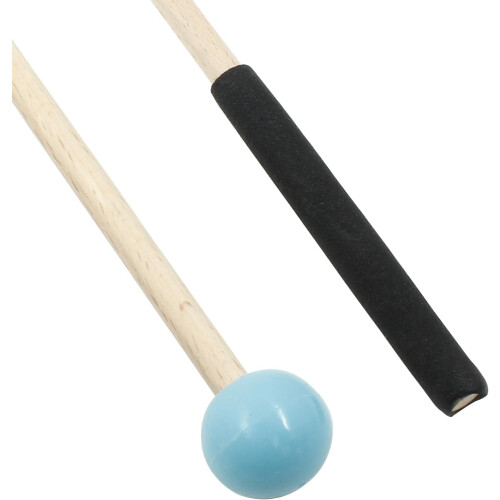Percussion mallets rubber head wood handle 8 inch 2