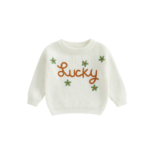 (0-3 Months, Ivory) Πουλόβερ για νήπια, Ιρλανδία, casual.