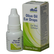 5 x Olive Oil Ear Wax Drops Softens Removes Wax 10ml (5 Packs)
