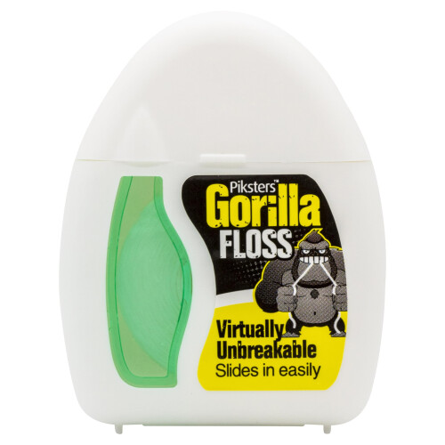 Piksters Gorilla Extra Strong Fine Thread Scrubbing Dental Floss. 30m 2