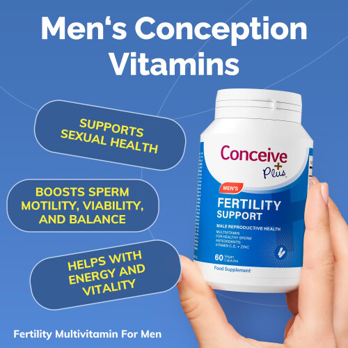 CONCEIVE PLUS Male Fertility Supplements - Boost Sperm Count, Motility & Libido 2