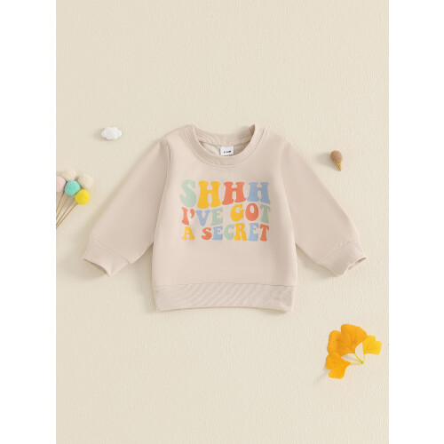 (18-24 Months, Khaki) Παιδικό Φούτερ με Μακρυμάνικο Ρούχο 2