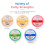 Playlearn 5 x Therapy Putty Squeezable Non-Toxic, Hand Exercise, 5 Strengths Extra Soft/Soft/Soft-Medium/Medium/Firm Individually 3