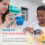 Playlearn 5 x Therapy Putty Squeezable Non-Toxic, Hand Exercise, 5 Strengths Extra Soft/Soft/Soft-Medium/Medium/Firm Individually 5