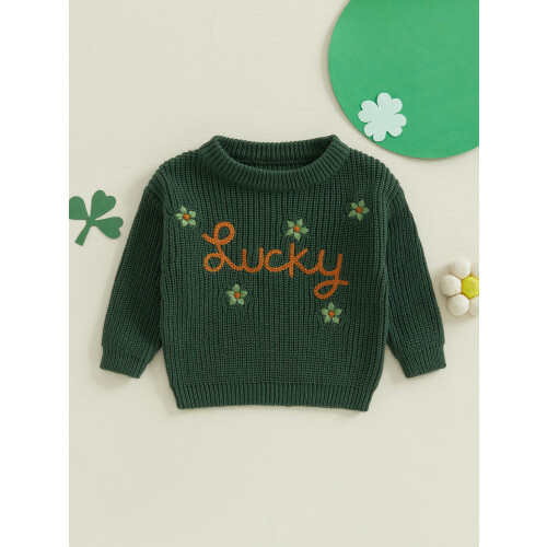 (3-6 Months, Army Green) Πουλόβερ για νήπια, Ιρλανδία, casual. 2