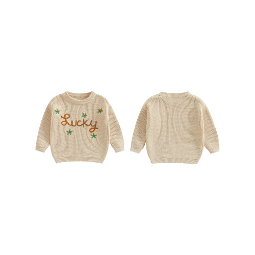 (0-3 Months, Khaki) Πουλόβερ για νήπια, Ιρλανδία, casual. 1