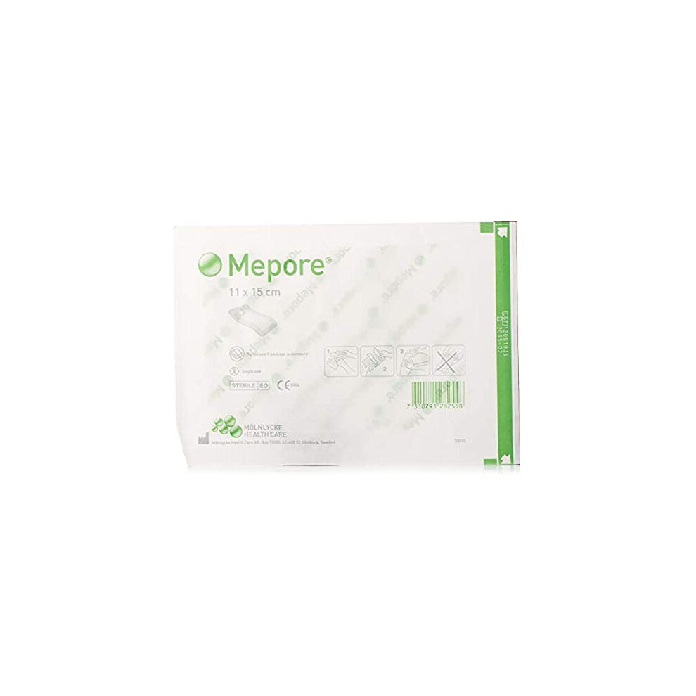 Mepore Sterile Absorbent Dressings 11 X 15Cm X10 Wounds Cuts Tattoos 671600