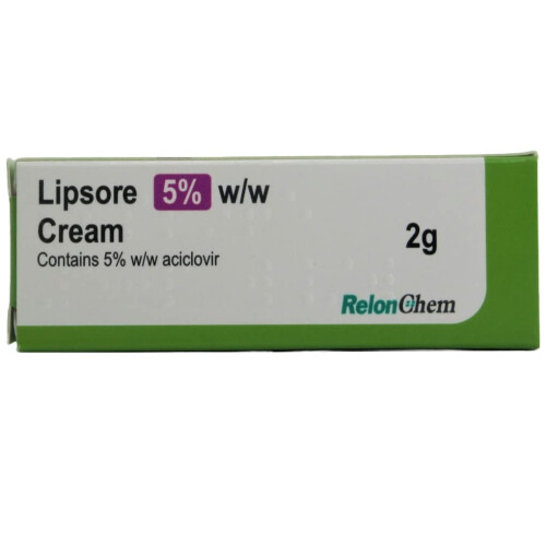 Cold Sore 5% w/w Cream 2g 2