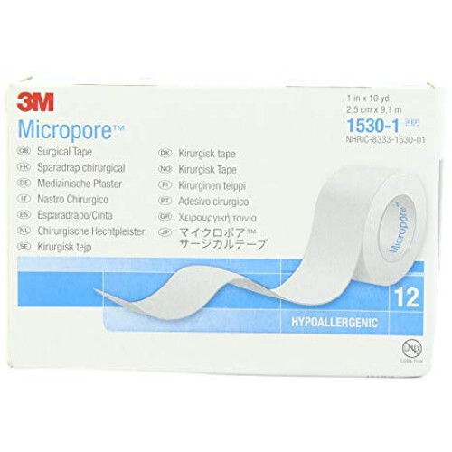 3M 3M Micropore 1530-1 (12 Rolls) 1