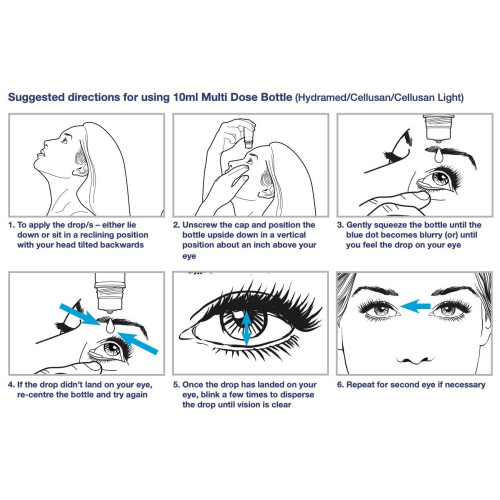HydraMed Eye Drops 10ml Bottle 2