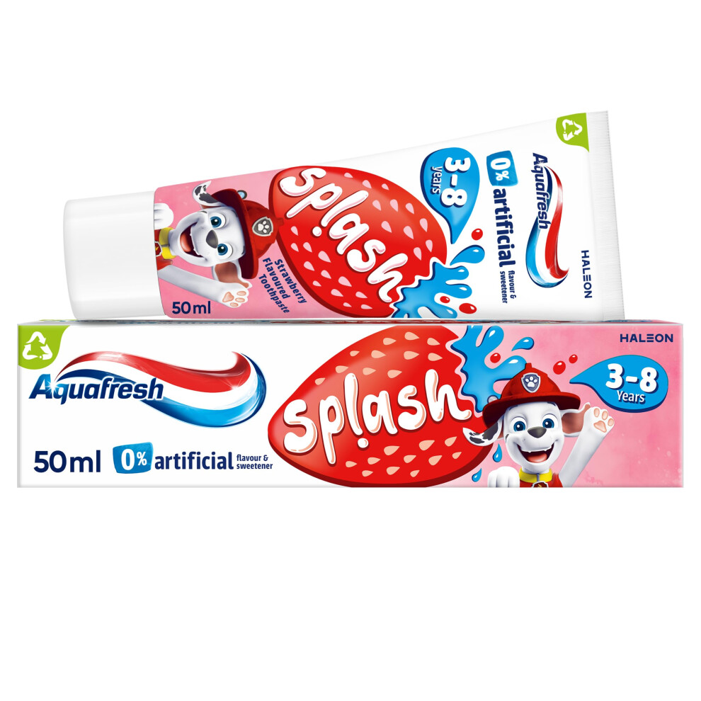 Aquafresh Kids Splash Strawberry Toothpaste 50Ml