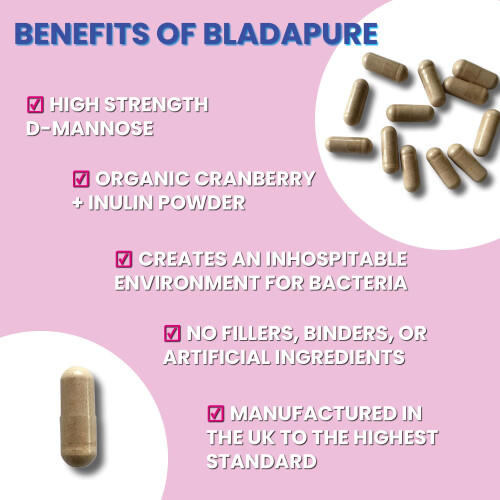 Bladapure D Mannose High Strength 120 Capsules Value Pack 2