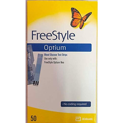 Abbott Freestyle optium 50 Glucometer Strips