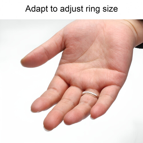 Invisible Ring Size Adjuster Clear Plastic 5 Pcs 2