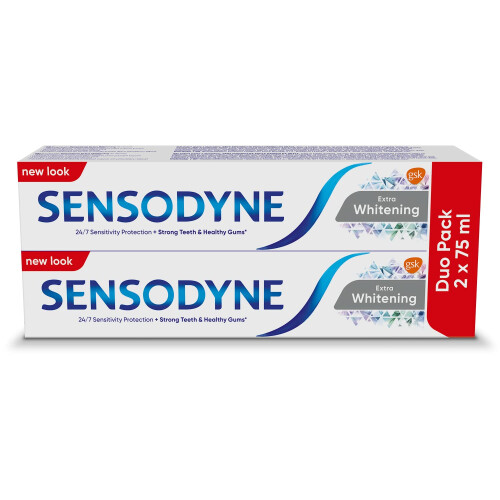 Sensodyne Sensodyne Extra Whitening Duo Pack Toothpaste 2 x 75 ml