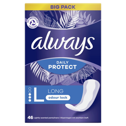 Always Always - Always Dailies Pantyliners Large - 46 Pieces