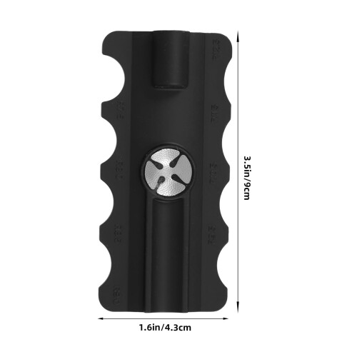 Homoyoyo Embout de queue de billard/snooker, accessoire pour queue de billard, noir, 1 ensemble 1