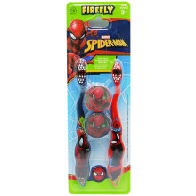 FIREFLY Spiderman Toothbrush Twin & CAPS Multicolor