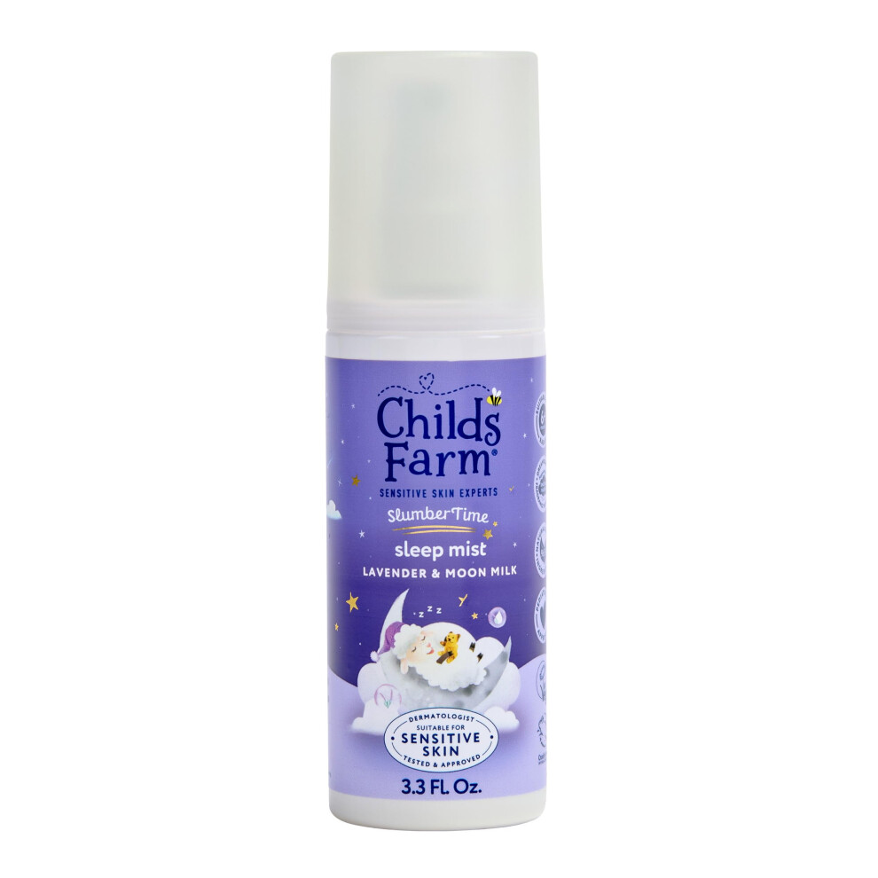Childs Farm Slumbertime Sleep Mist, Calming Lavender & Moon Milk | Suitable For Dry, Sensitive Skin, 100Ml