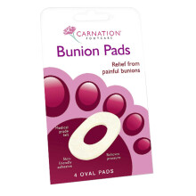 CARNATION Bunion Relief Pads, Help Relieve Pain Caused by Bunions. Medical Grade Felt Oval Pads. Multipack 3 x 4 Oval Pads - 12 Pa