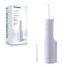Panasonic Series 300 Water Flosser for Teeth, Cordless EW-DJ26-V311, 99.9% Plaque Remover, 200ml, IPX7, 2 Regular Nozzles, 5 Press