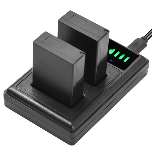 Μπαταρία 7.4V1500mAh για LED-E17, M6, T6i. Καλώδιο USB + 2 τεμάχια. Συμβατό με 760D/800D/8000D 1