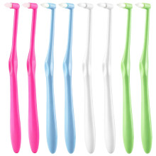 8 PCS Interspace Toothbrush, Interspace Compact Soft Slim Interspace Teeth Brush, Dental Brushes for Orthodontic Braces & Detail C
