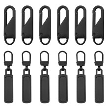Eupneicu Zipper Puller [12 Pieces], Replacement Zipper Puller Tabs for Luggage, Jackets, Backpacks, Clothes